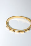 Gold Toned Double Crystal Bracelet