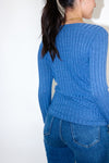 V Neck Long Sleeve Sweater Top