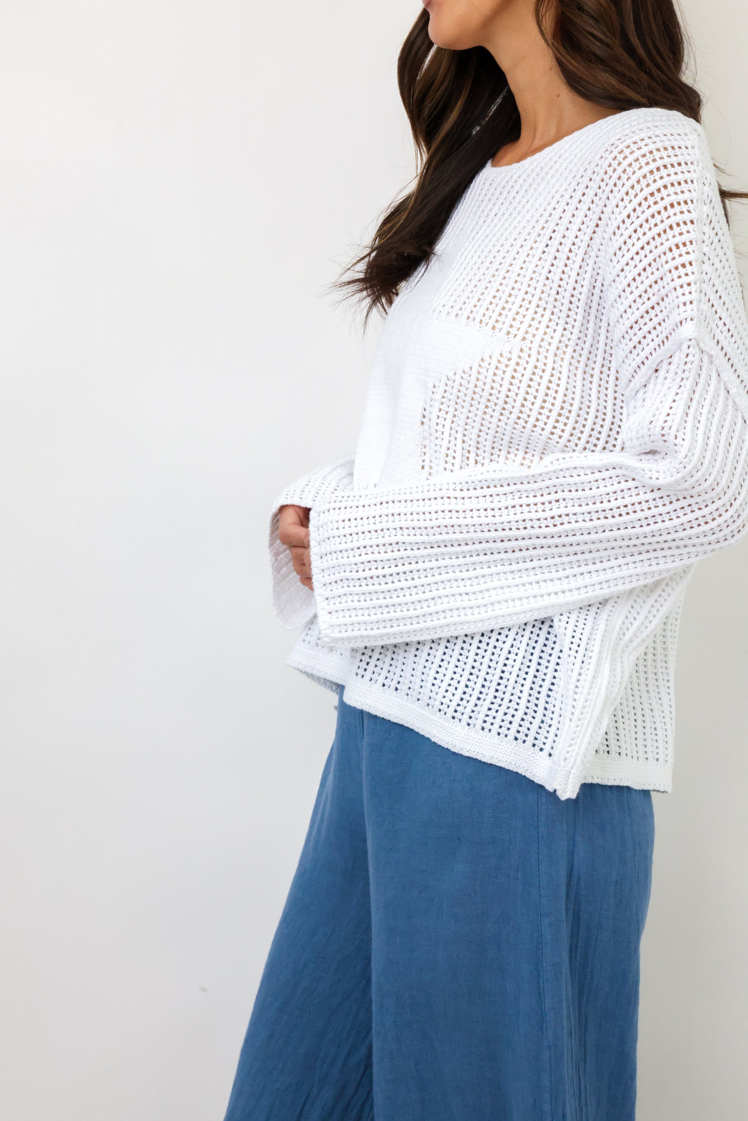 Star Crochet Sweater