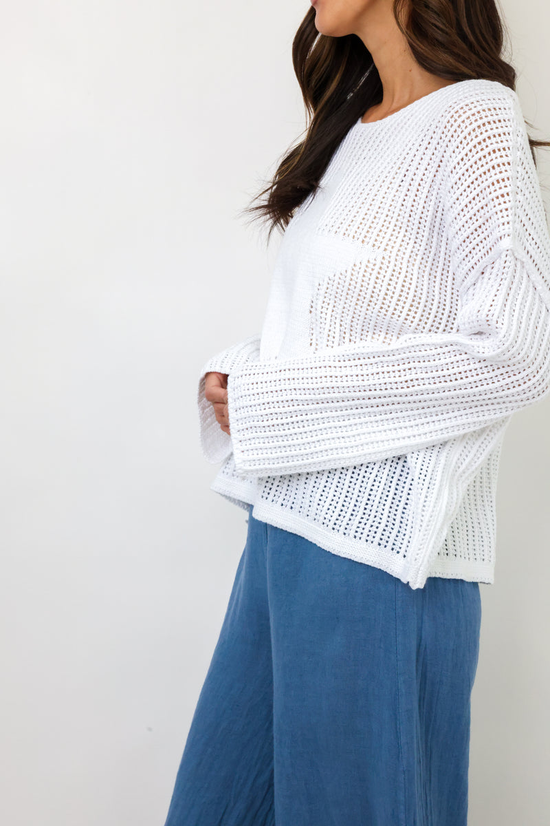 Star Crochet Sweater