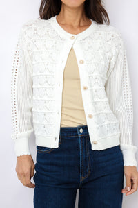 Knit Patterned Cardigan