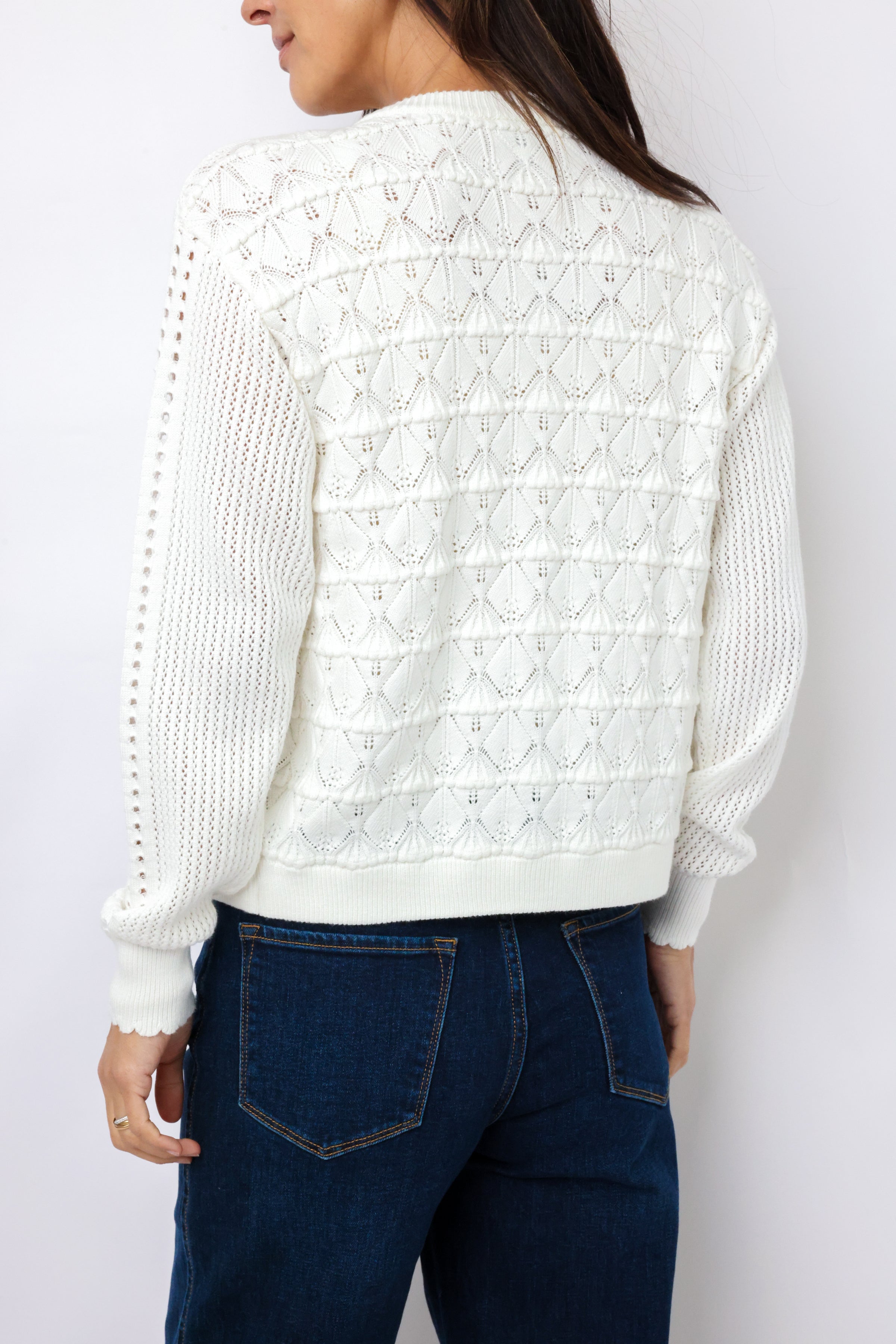 Knit Patterned Cardigan