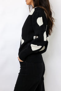 Heart Button Down Cardigan