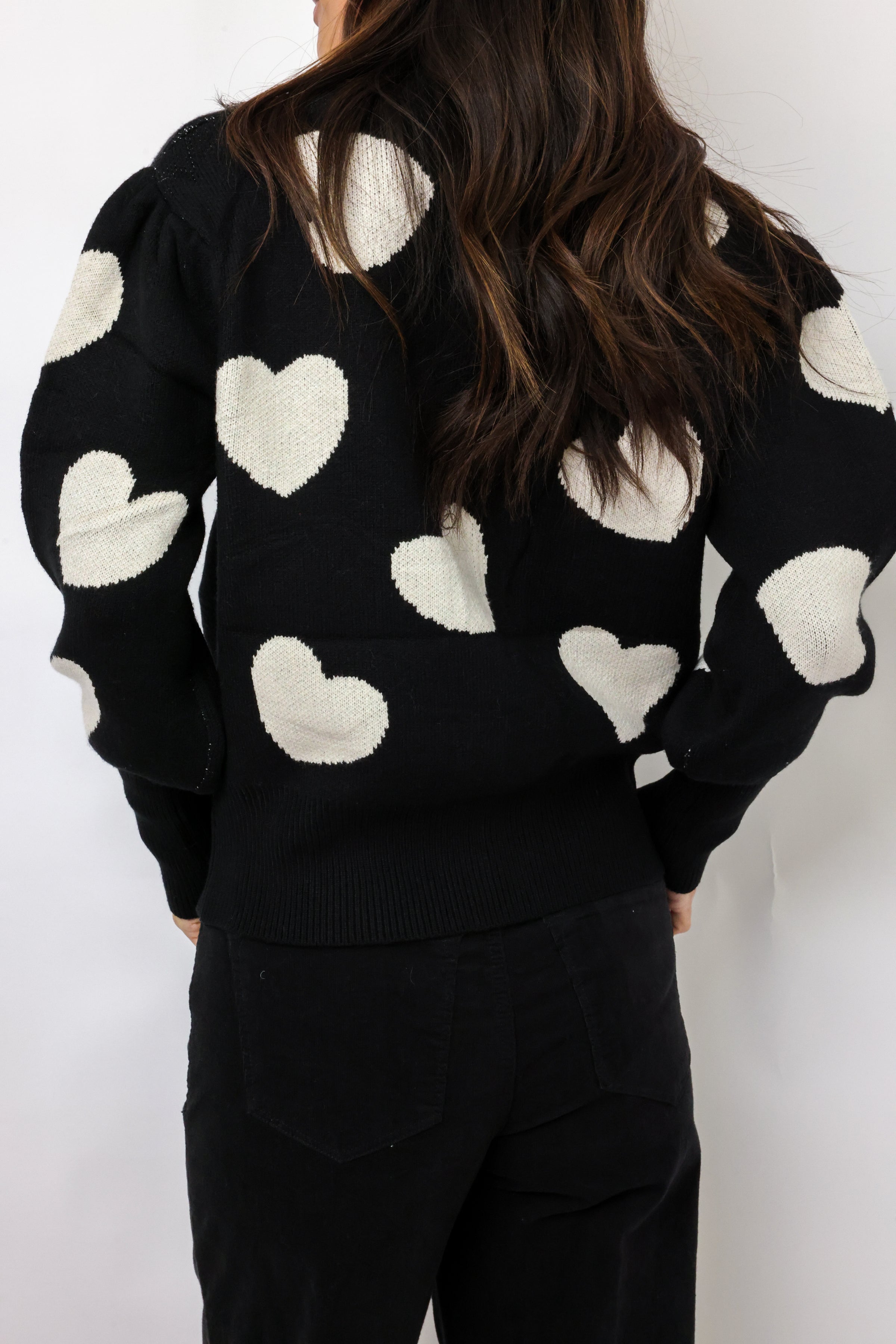 Heart Button Down Cardigan