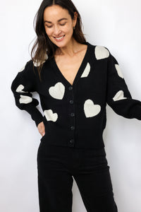 Heart Button Down Cardigan