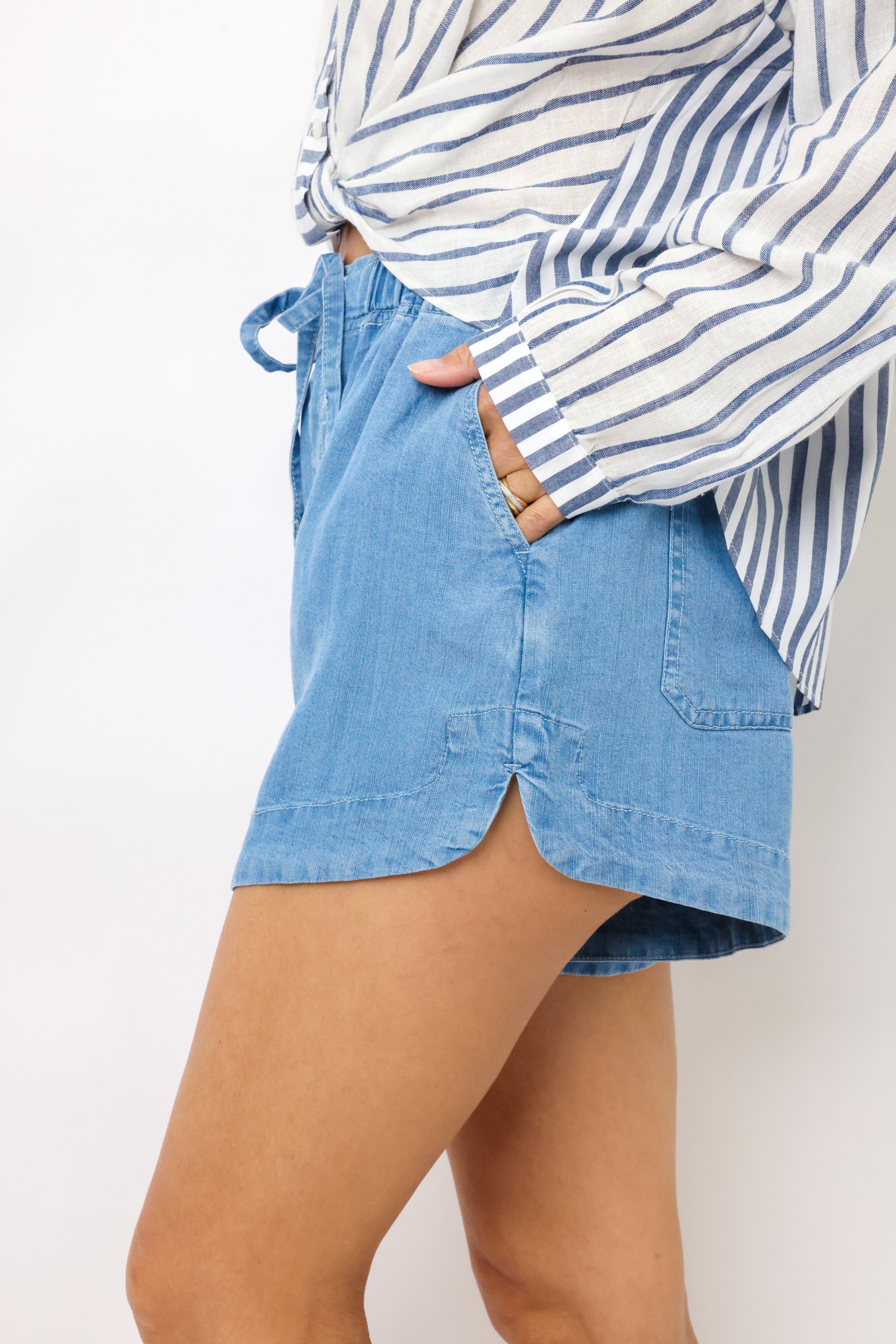 SRB Washed Tencel Shorts