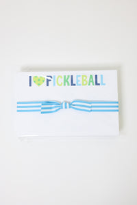 "I Love Pickleball" Big & Bold Notepad