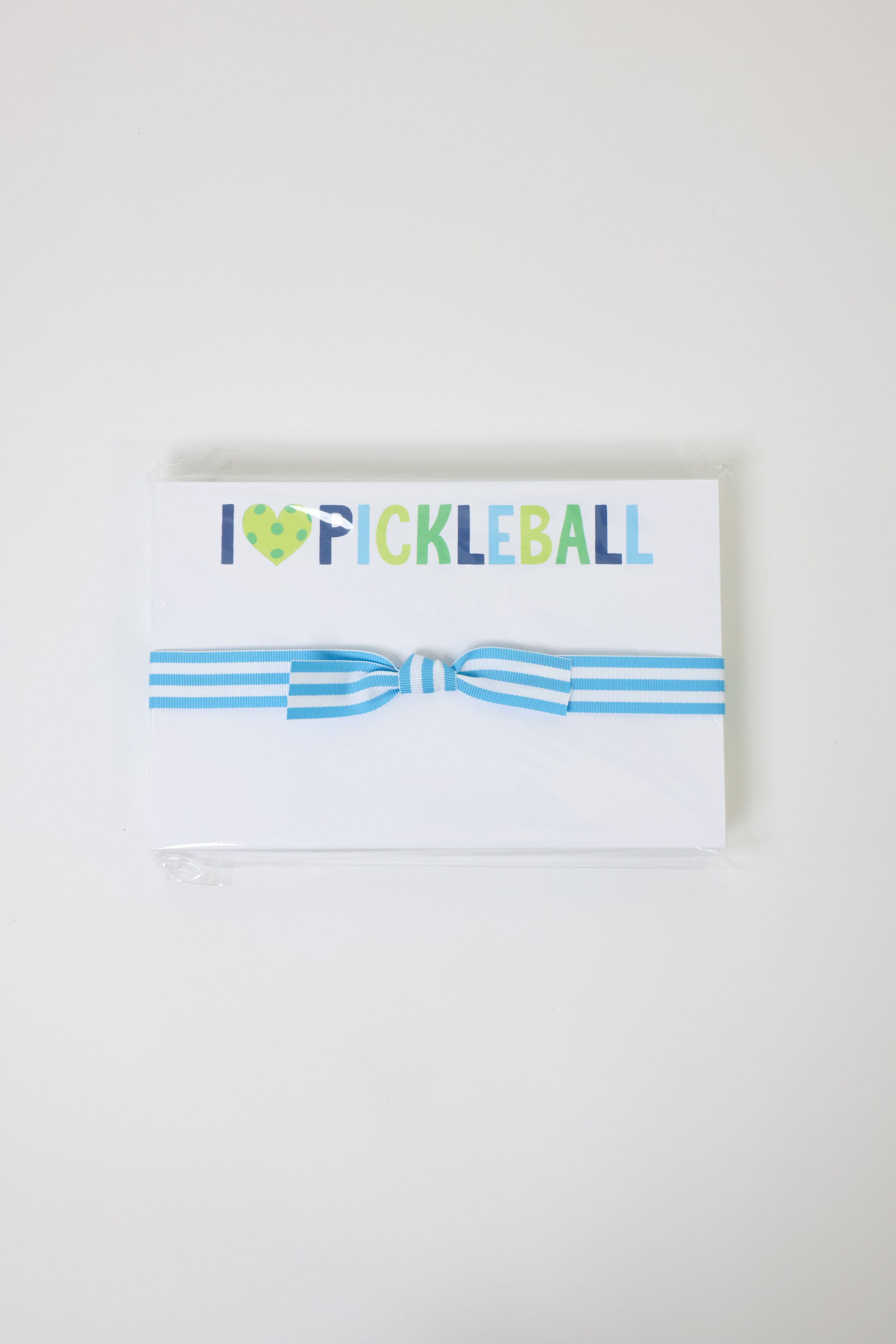 "I Love Pickleball" Big & Bold Notepad