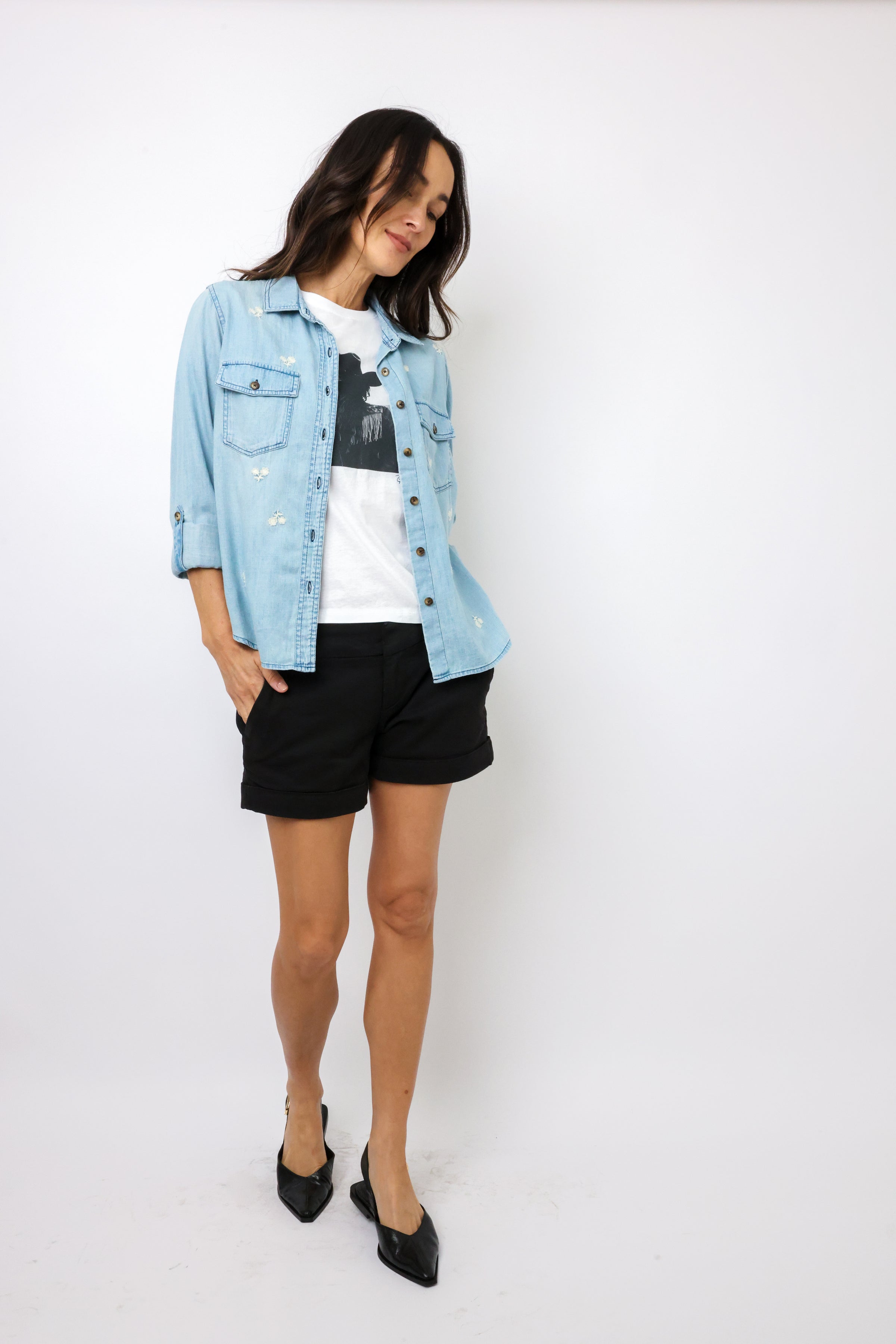 Dear John Hampton Mid Rise Shorts