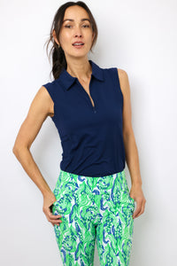 IBKUL Sleeveless Polo