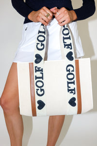 Heart Golf Beaded Strap Tote **CAN BE SPECIAL ORDERED**