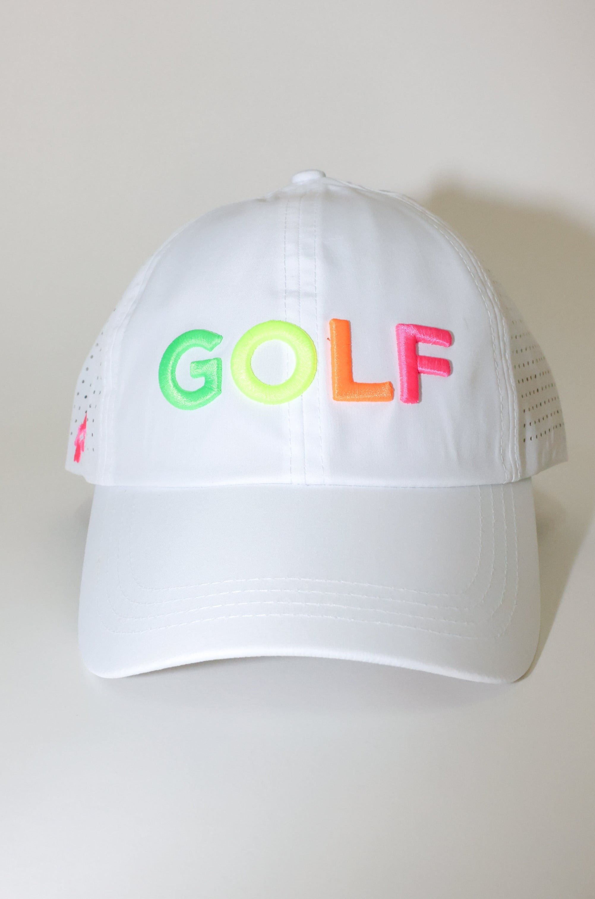 Golf Hat with Puff Logo