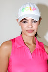 Golf Hat with Puff Logo