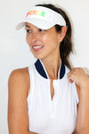 Pickle Visor with Puff Logo