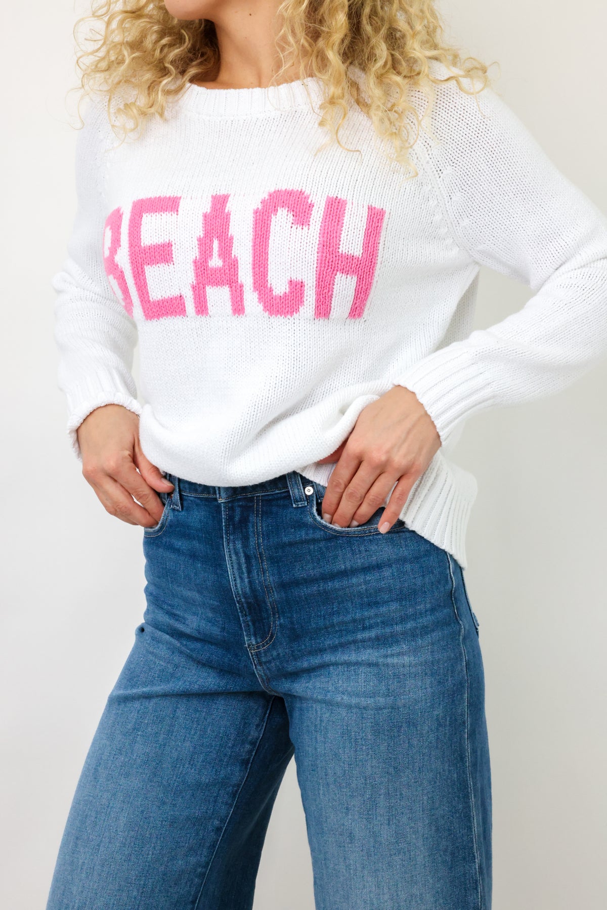 Beach Crewneck Sweater
