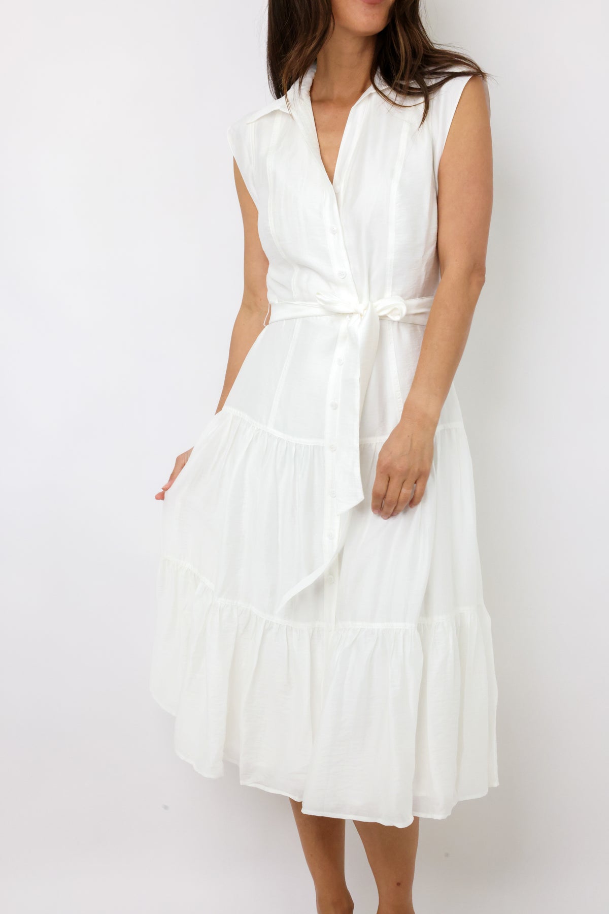 Tiered Midi Dress
