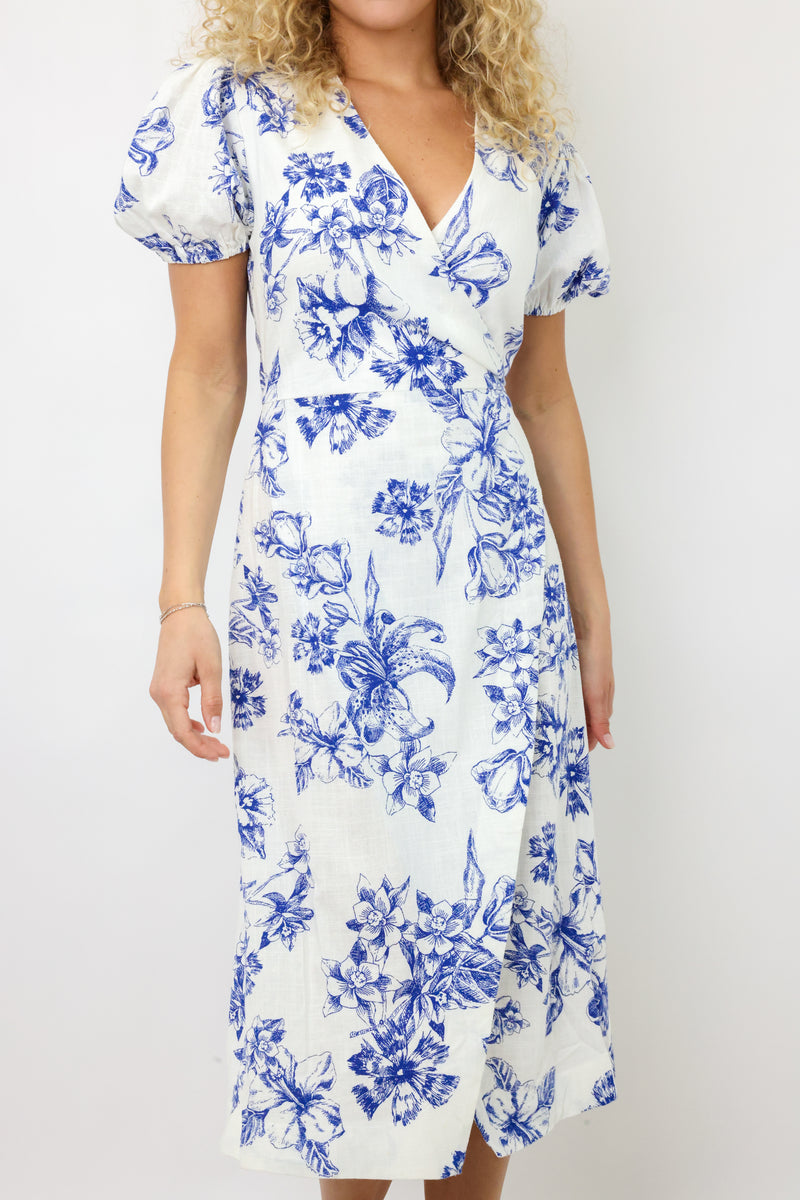 Olivaceous Cecelia Floral Dress