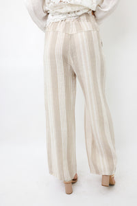Milio Milano Drawstring Mid Rise Pant