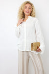Romi Basha Palms Linen Selena Shirt