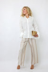 Milio Milano Drawstring Mid Rise Pant