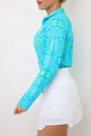 IBKUL Long Sleeve Mock Neck Top