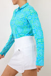 IBKUL Long Sleeve Mock Neck Top