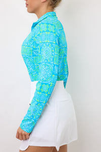 IBKUL Long Sleeve Mock Neck Top