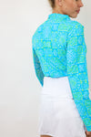 IBKUL Long Sleeve Mock Neck Top