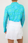 IBKUL Long Sleeve Mock Neck Top