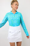 IBKUL Long Sleeve Mock Neck Top