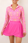 IBKUL Long Sleeve Mock Neck Top