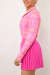 IBKUL Long Sleeve Mock Neck Top