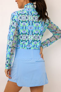 IBKUL Long Sleeve Mock Neck Top