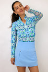 IBKUL Long Sleeve Mock Neck Top