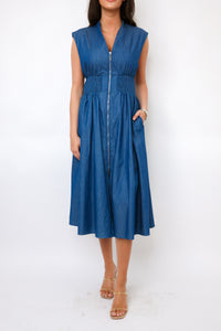 THML Front Zip Maxi Dress