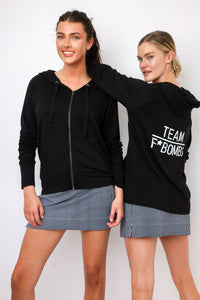 Team F*Bombs Fleece Zip Hoodie