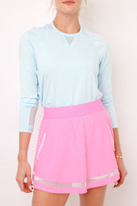 Lucky In Love High Low Breezy Long Sleeve Top