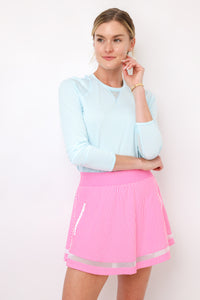 Lucky In Love High Low Breezy Long Sleeve Top