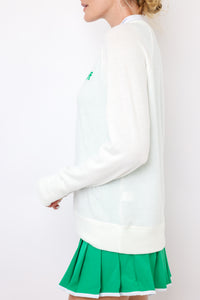 Heart Golf Lightweight Brushed Fleece Pullover Sweater