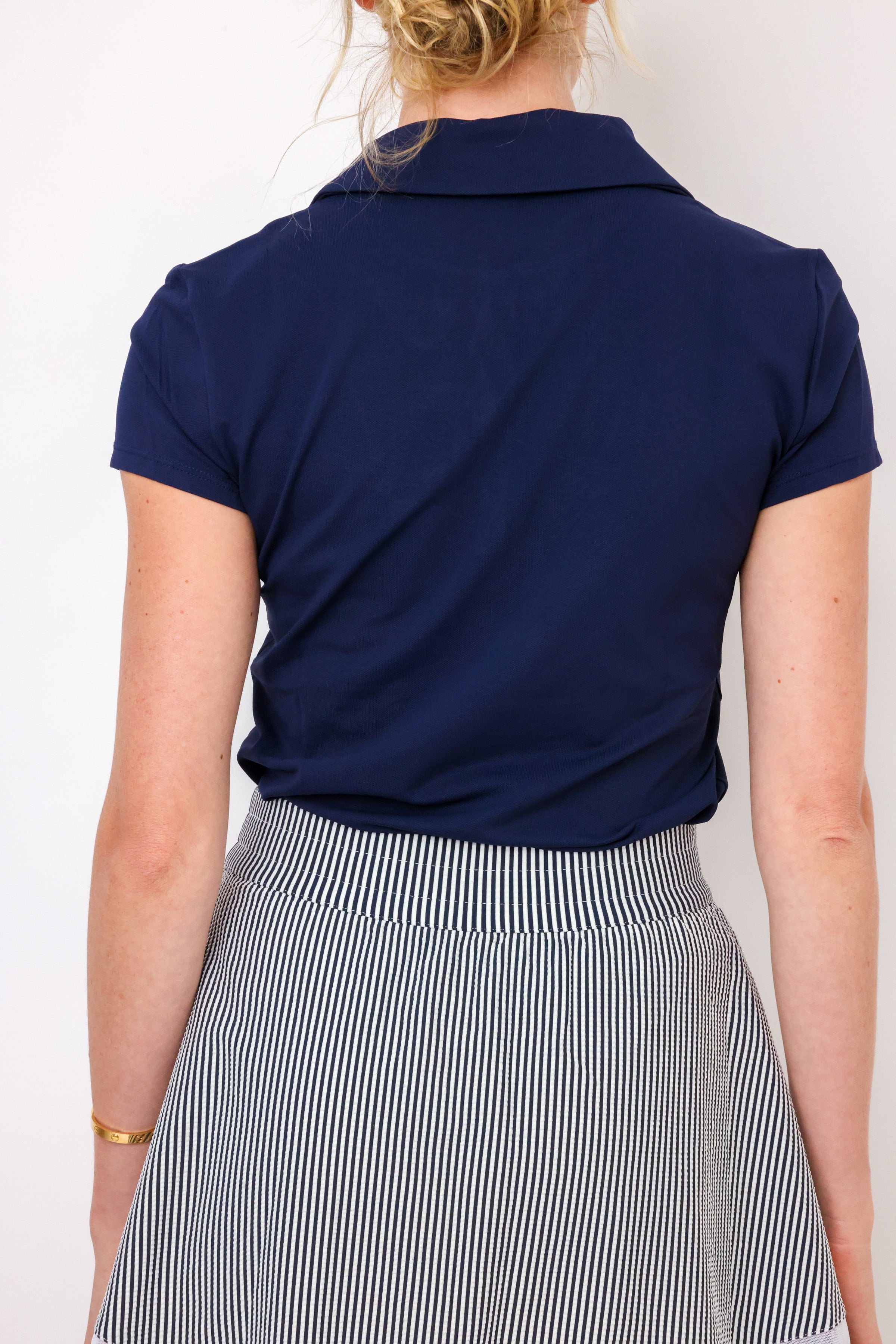 Lilly Pulitzer UPF 50+ Luxletic Frida Scallop Polo Top