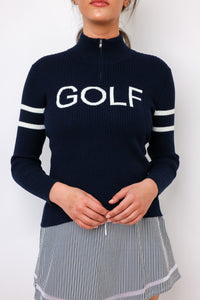 Golf Quarter Zip Sweater