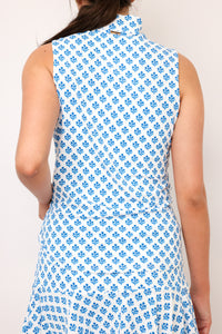 Cabana Life 1/4 Zip Sleeveless Top