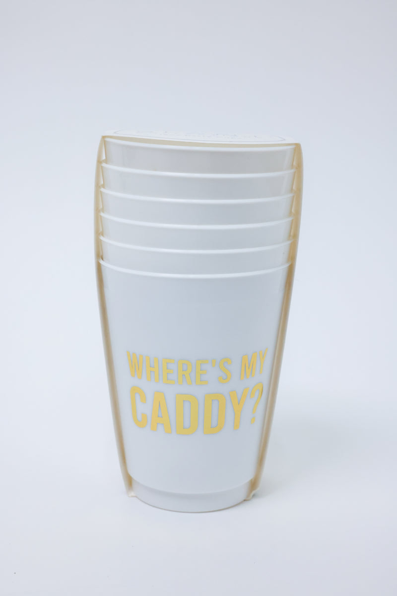Where's My Caddy? Cocktail Party Cups