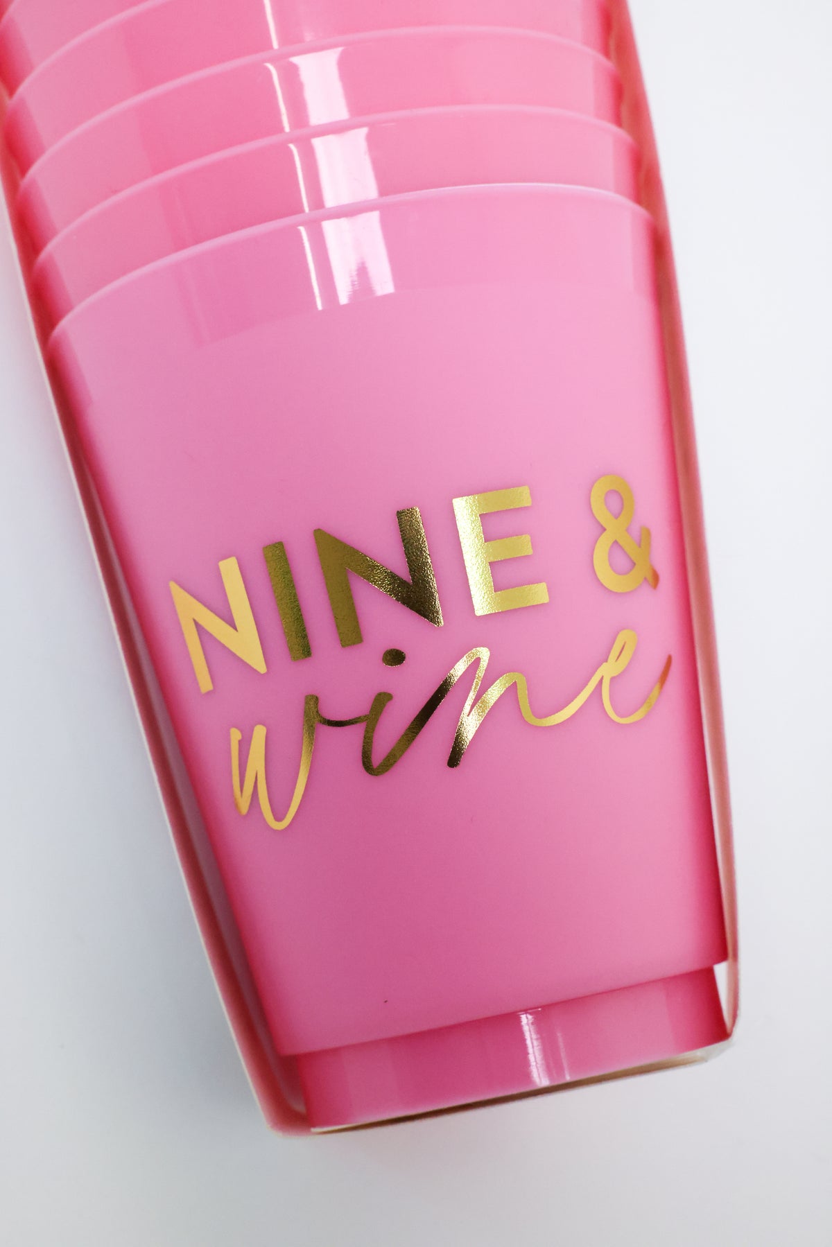 Nine & Wine Wine Cocktail Party Cups