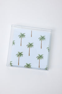 Palm Trees Gift Enclosure Cards + Envelopes