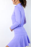 IBKUL Long Sleeve Mock Neck Top
