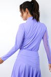 IBKUL Long Sleeve Mock Neck Top