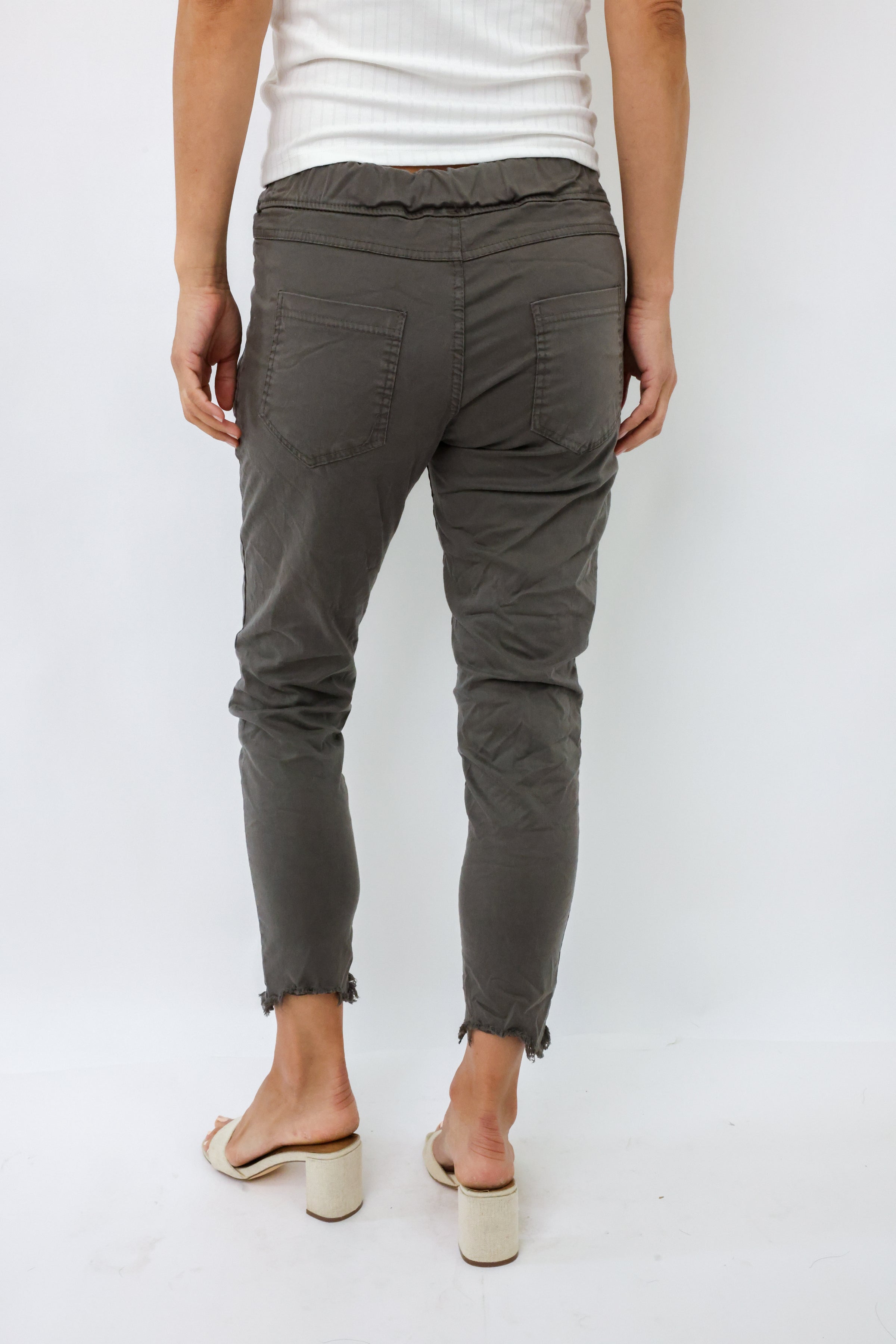Venti6 Fringe Crinkle Jogger