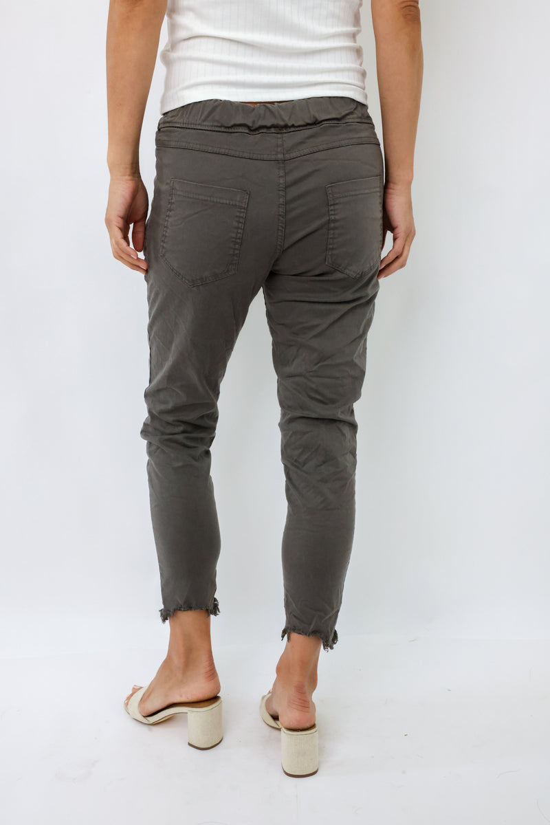Venti6 Fringe Crinkle Jogger