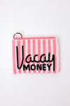 Vacay Money Beaded Coin Purse